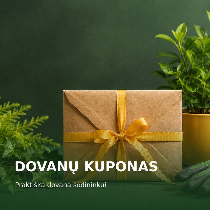 Dovanų kuponas sodininkui