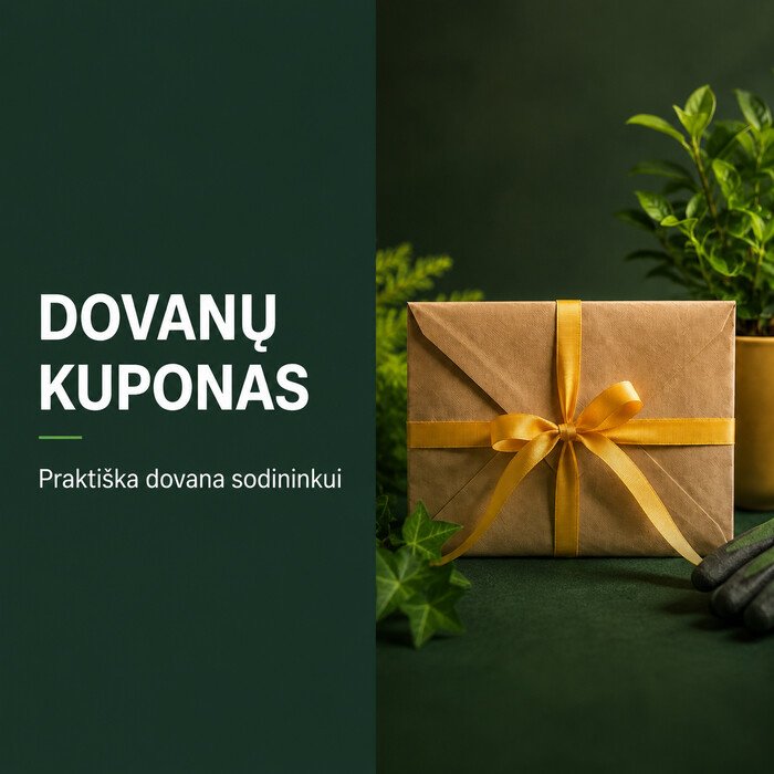 Dovanų kuponas sodininkui