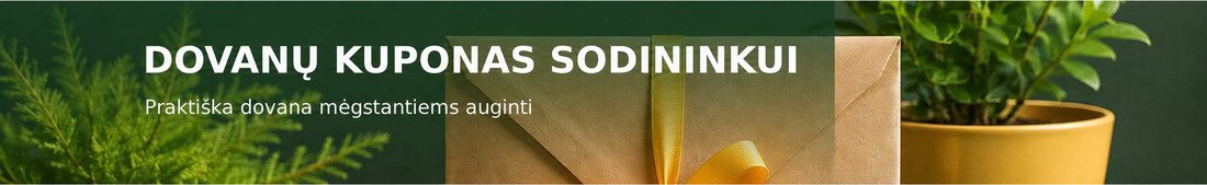 Dovanų kuponas sodininkui