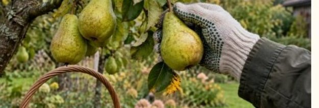 Kada skinti kriaušes: brandos požymiai ir nokinimas
