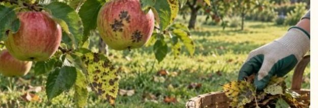 Obuolių rauplės rudenį: ką daryti po derliaus