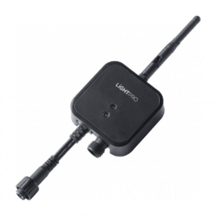 Išmanus sodo apšvietimo valdymas su LightPro Switch WIFI priedėliu