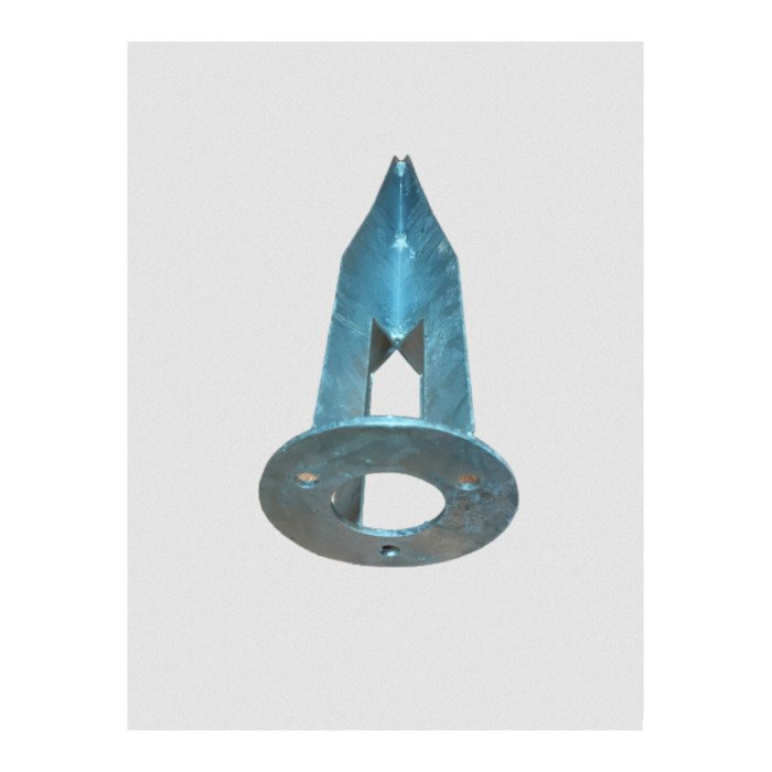 Metalinė smeigė apvaliai vandens kolonėlei tvirtinti 6