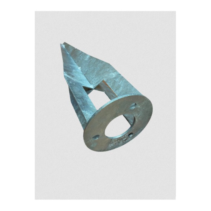 Metalinė smeigė apvaliai vandens kolonėlei tvirtinti 7