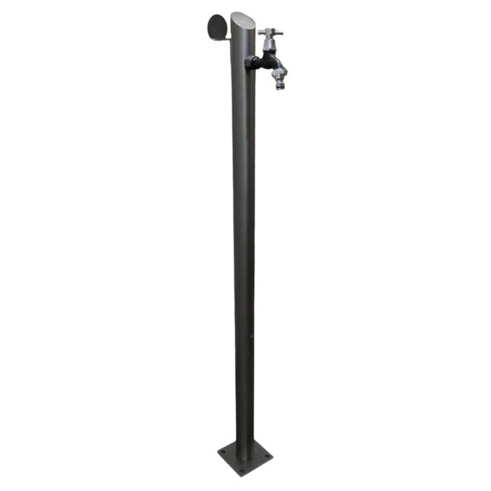 Vandens kolonėlė, nuožulni, antracito spalvos, 115 cm, i&scaron; apačios