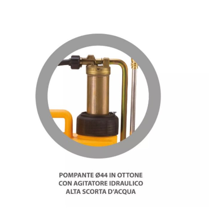 Ne&scaron;iojamas ant nugaros purk&scaron;tuvas su žalvariniu siurbliu, 12L 2