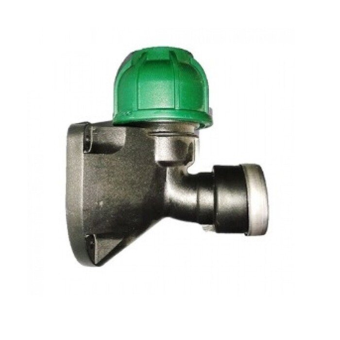 Alkūnė su tvirtinimu prie sienos 25mm 6