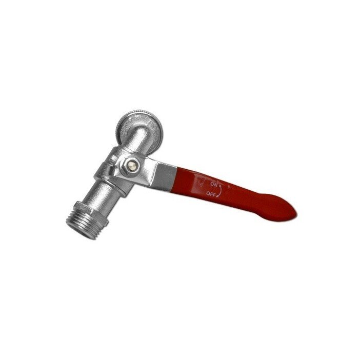 Nikeliuotas žalvarinis ventilis &frac34;  (su ilga rankenėle) 4