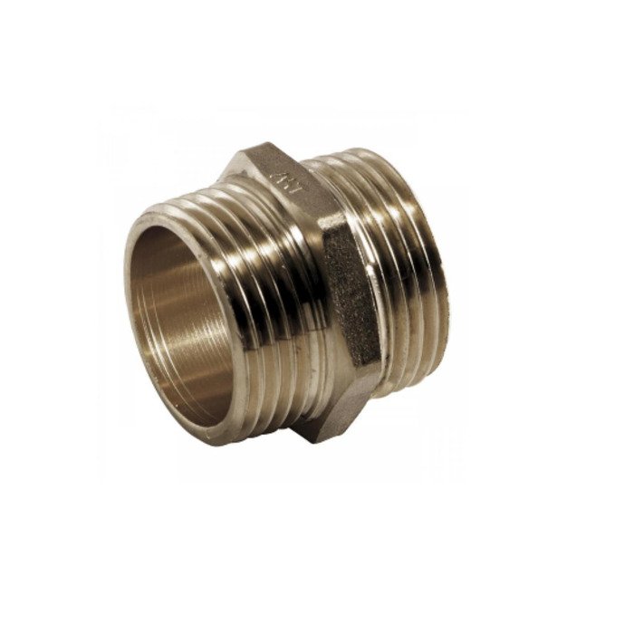 Žalvarinis nipelis 1  x 1 