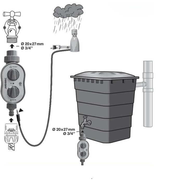 Valdiklis gravitaciniam laistymui JARD 9