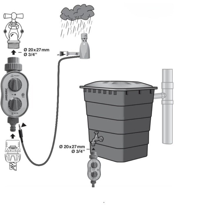 Valdiklis gravitaciniam laistymui JARD 12
