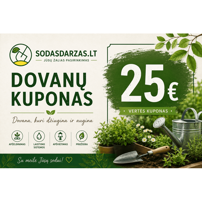 Dovanų kuponas – 25 €