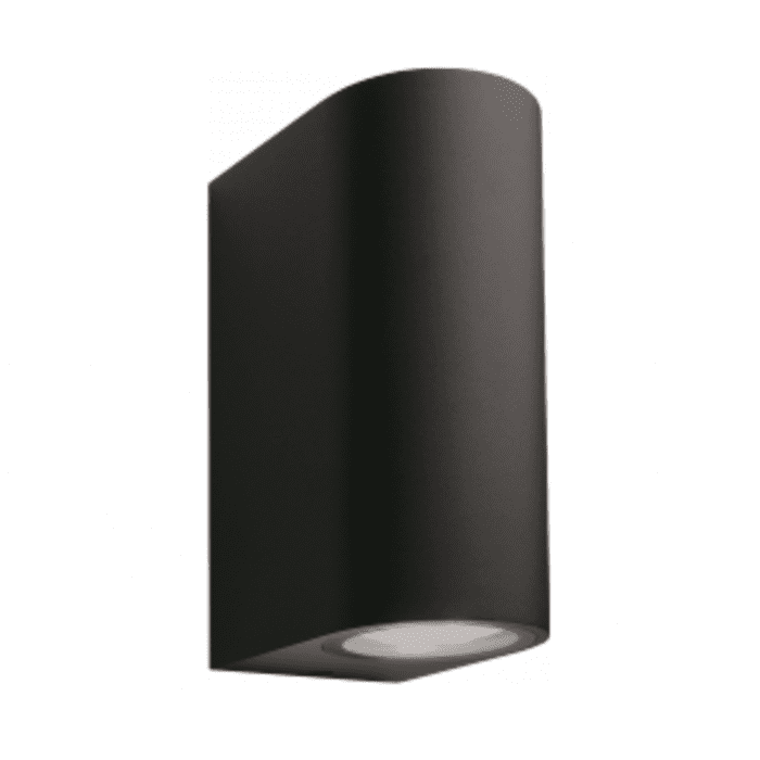 Sieninis lauko šviestuvas Sibus black 2x4W LED