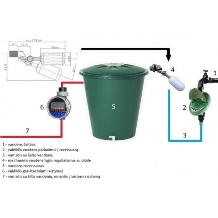 Vandens lygio reguliatorius su plūdе 3