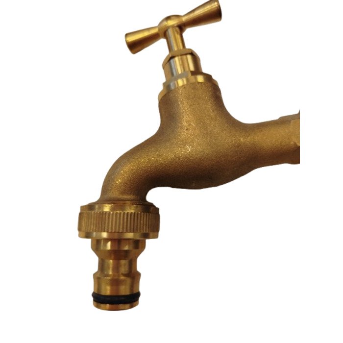 Pajungimas prie IBC konteinerio 60mm su žalvariniu kraneliu 2