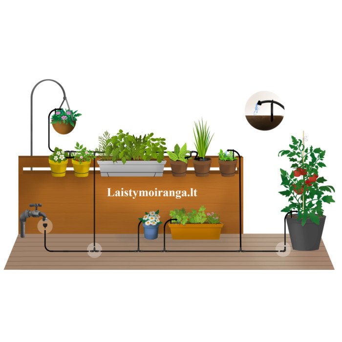 Rinkinys  Terasa  vandentiekiui 6