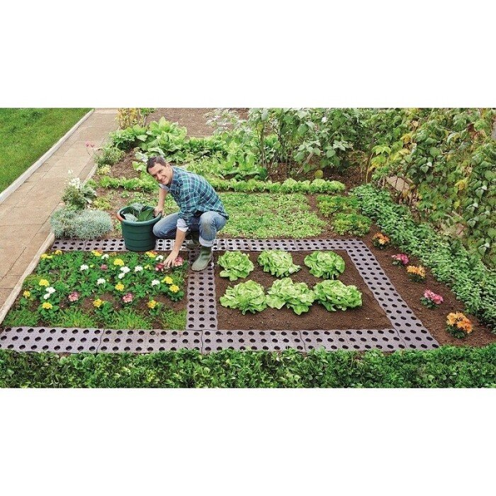 MaXi plastikinė sodo plytelės (4 vnt.) 21