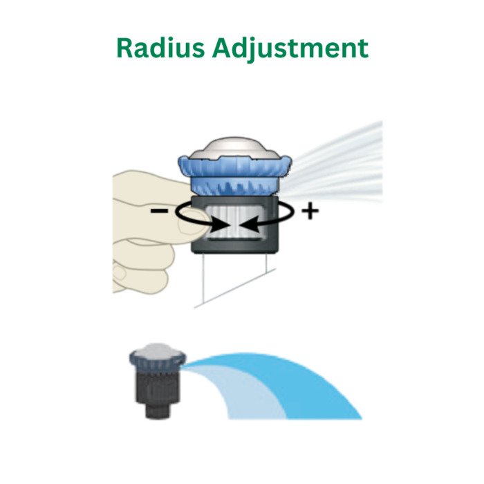 Vejos laistymo antgalis R-VAN18 45&deg;-270&deg;