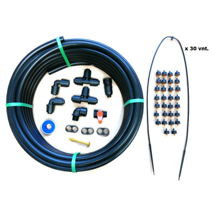 .&Scaron;iltnamio laistymo sistema  Trys lysvės  vandentiekiui 17
