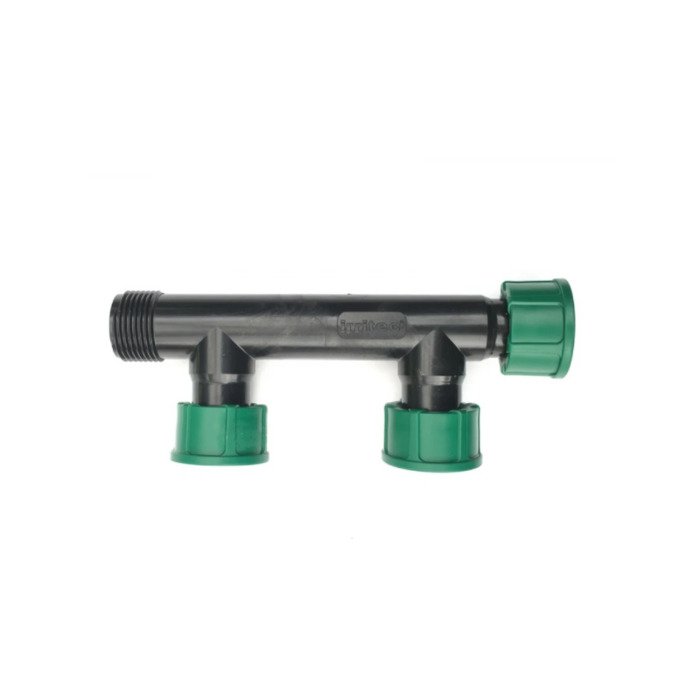 Kolektorinis tri&scaron;akis 2-jų jungčių 1  i&scaron;. sr. x 1  x 1  x 1  vid. sr. su tarpinėmis