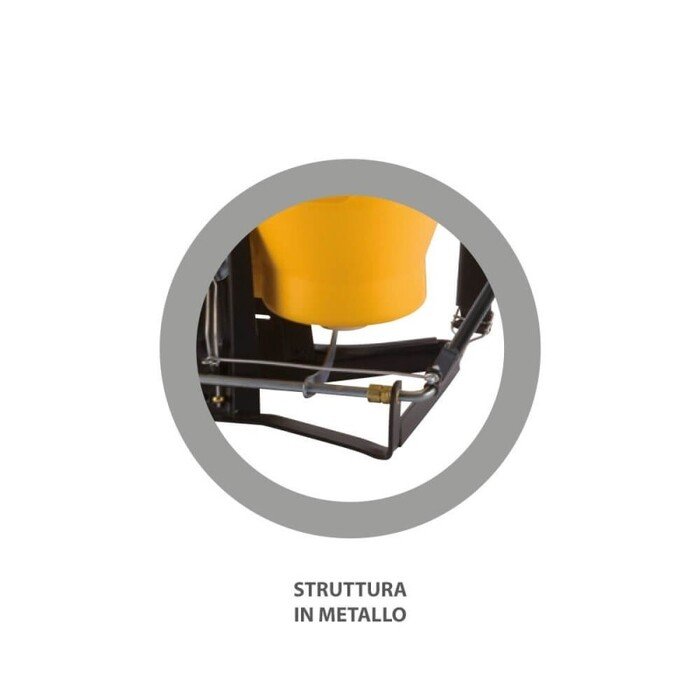 Slėginis purkštuvas ant nugaros miltelių pagrindo chemijai, 6 kg   6