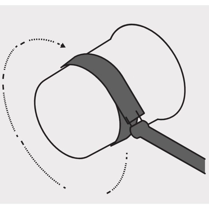 Filtro guminis veržliaraktis 165 mm TRUPER 6