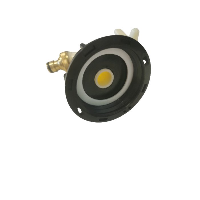 Plastikinis pajungimas prie IBC konteinerio 60mm su kraneliu 7